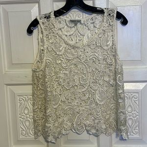 Charlotte Russe Women’s Laced Overlay Top Size XL